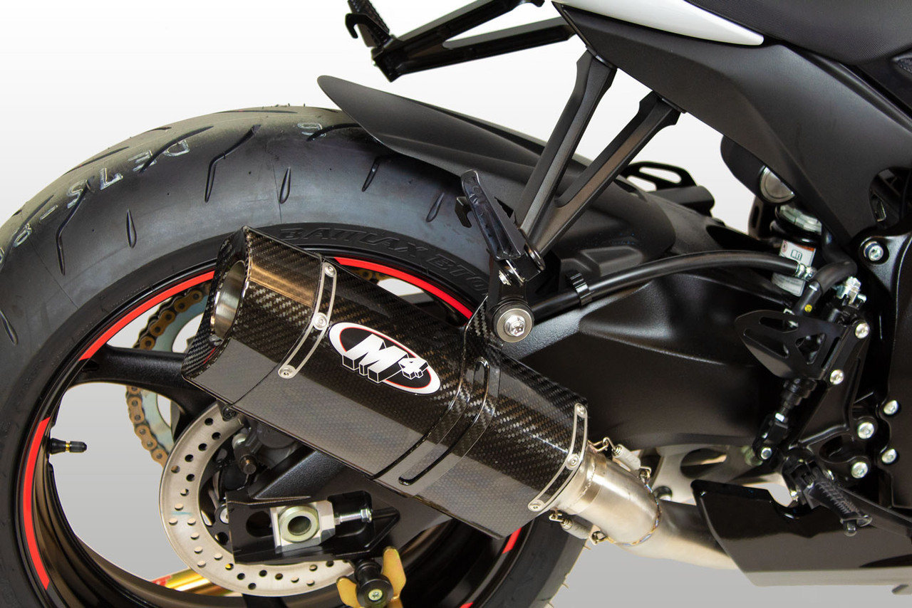 M4 Full System Titanium Midpipe MC36 Carbon Fiber 2011-2019 GSXR600/750 SU6124Mt