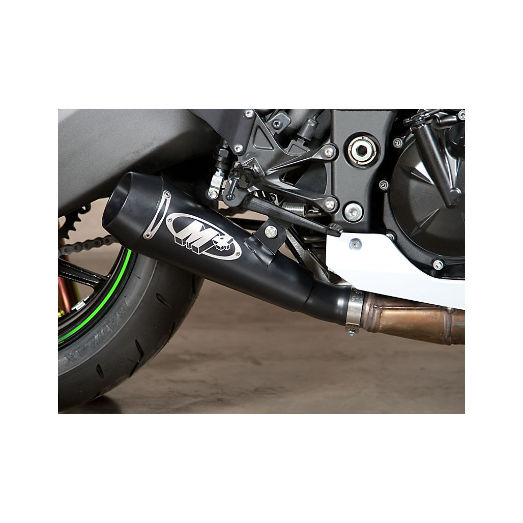 M4 Gp Black Slip On 2008-2010 Zx10 KA9722-Gp