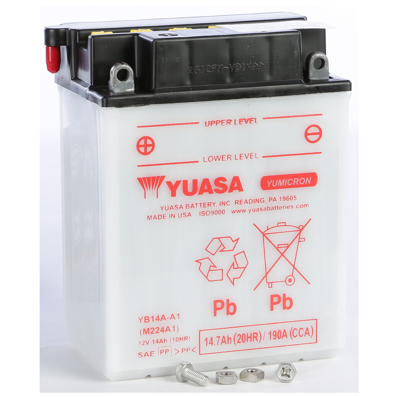 Yuasa Battery YB14A-A1 Conventional