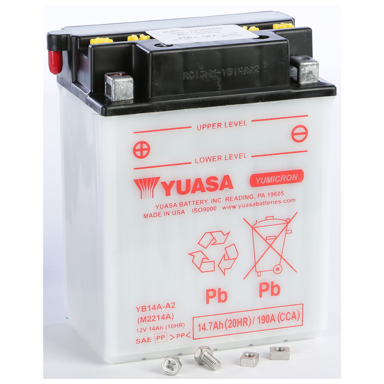 Yuasa Battery YB14A-A2 Conventional