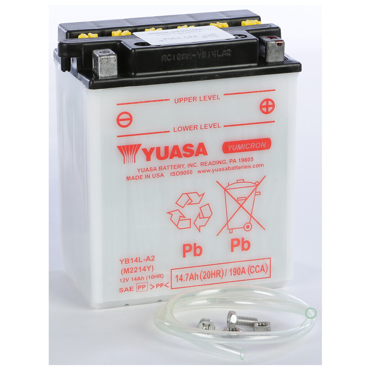 Yuasa Battery YB14L-A2 Conventional