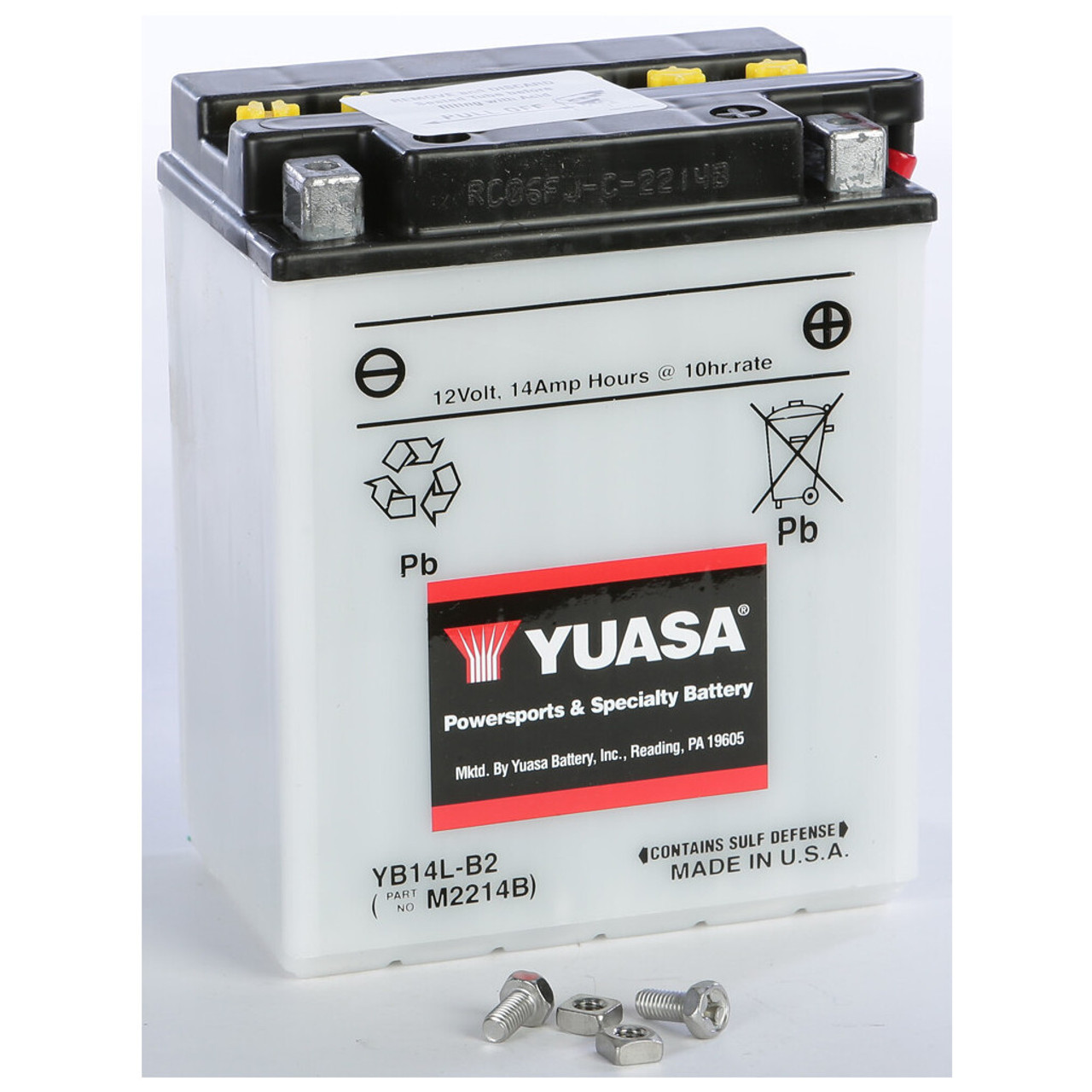 Yuasa Battery YB14L-B2 Conventional