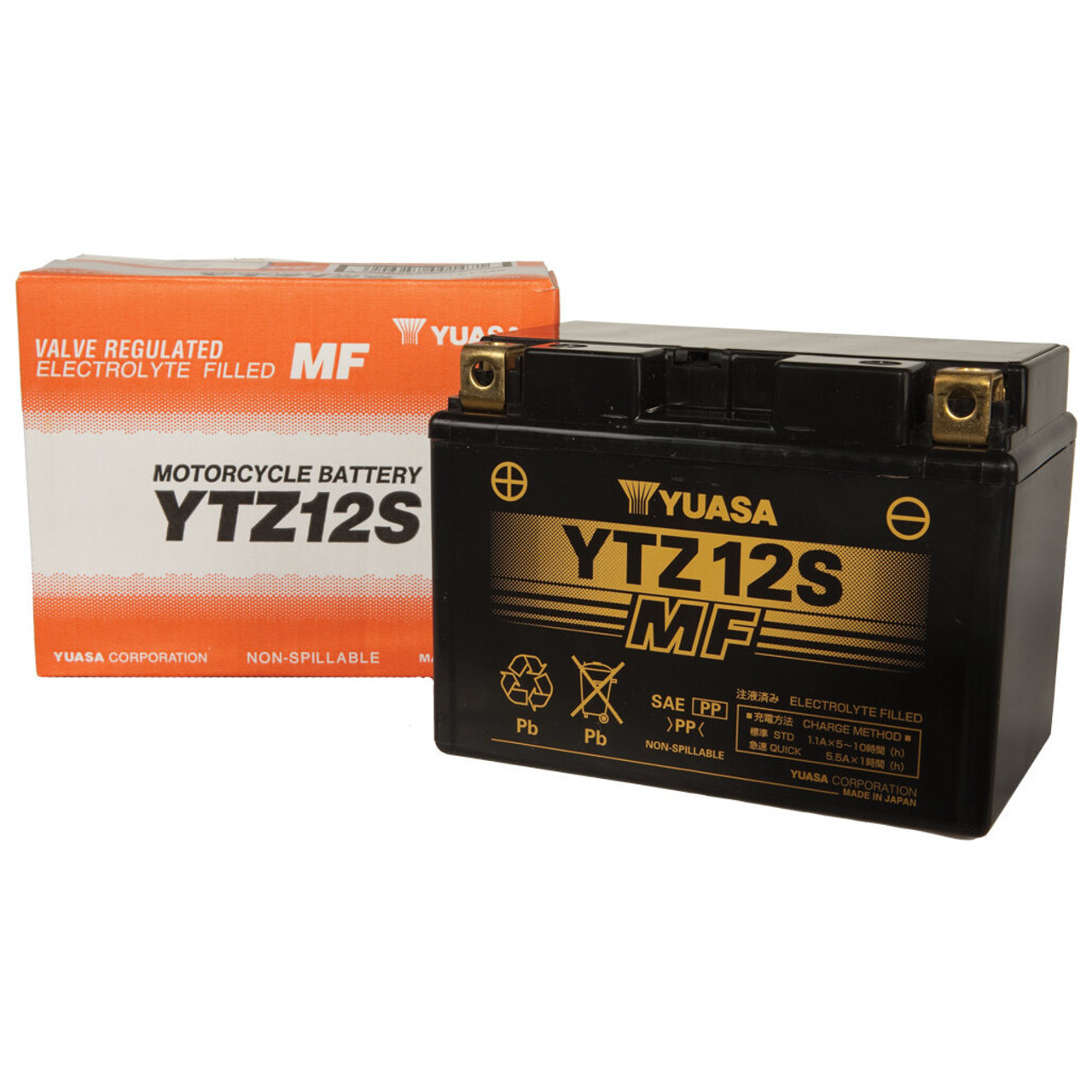 Yuasa Battery YTZ12S Sealed Factory Activated