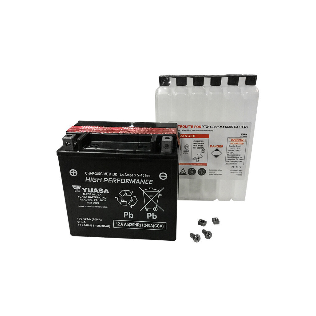 YUASA 12V-14Ah バッテリー ハーレー ハーレー用パーツ カスタム