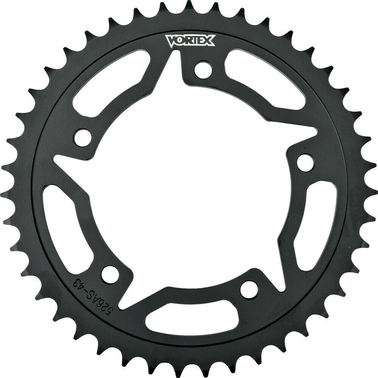 Vortex Sprocket  Steel Black Rear 436S