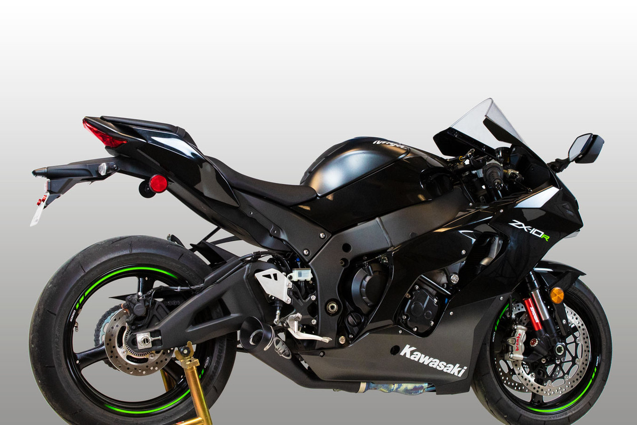 R M4 GP19 Black Slip-on 2021 Kawasaki ZX10R KA9942-GP19