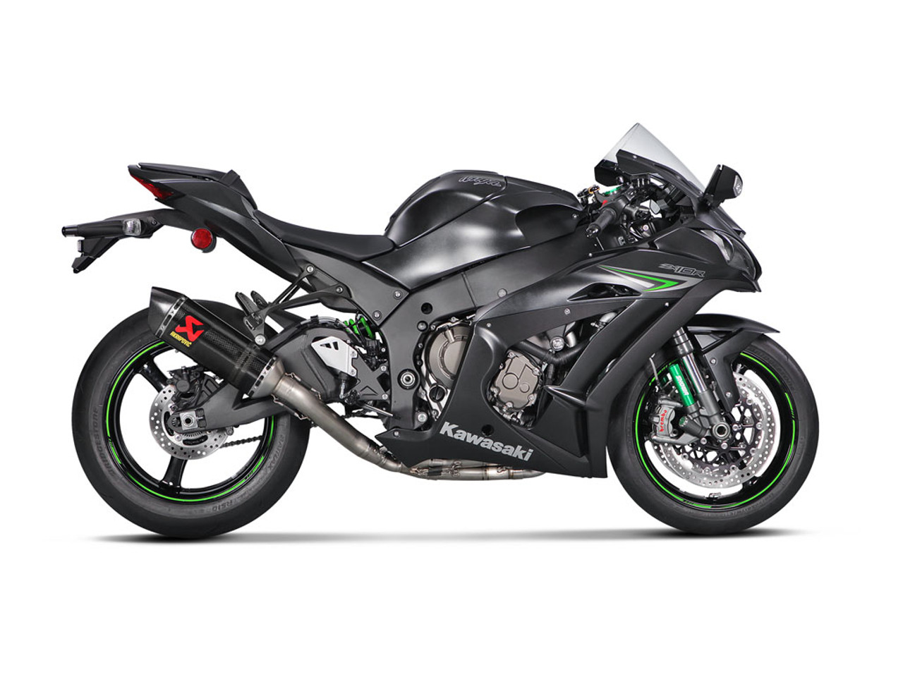 Akrapovic Evolution Exhaust System Kawasaki ZX10R Carbon Fiber S-K10E9-ZC