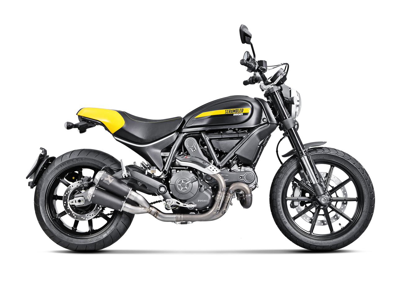 Akrapovic GP Slip-On System Ducati Scrambler / Monster 797 Black Titanium  S-D8SO4-CUBTBL/1 image a