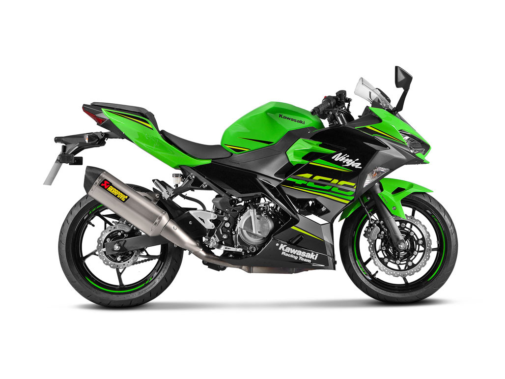 Akrapovic Homologated Slip-On Exhaust Kawasaki Ninja 400 Titanium