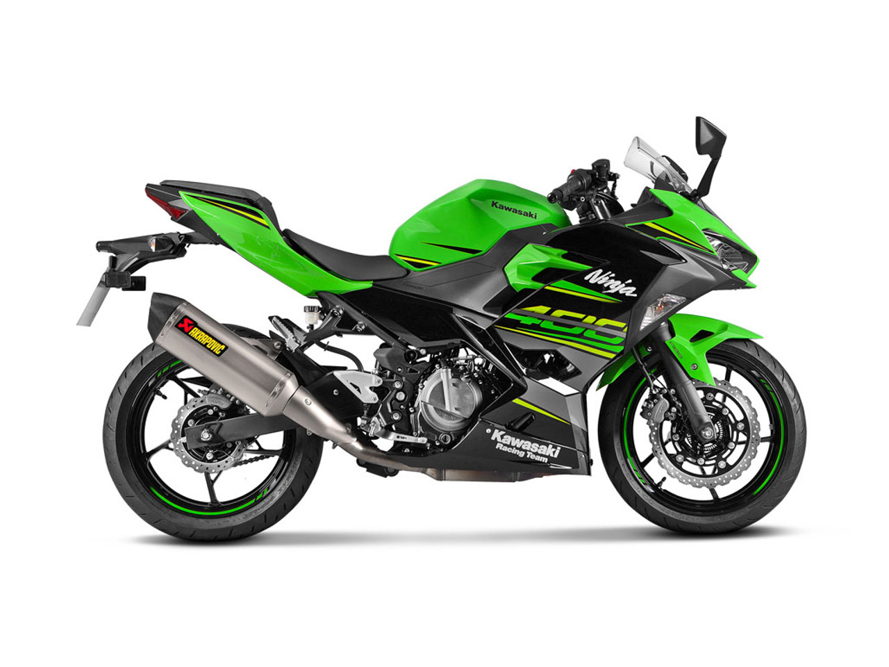 Akrapovic Homologated Slip-On Exhaust Kawasaki Ninja 400 Titanium Carbon Fiber S-K4SO5-HRT