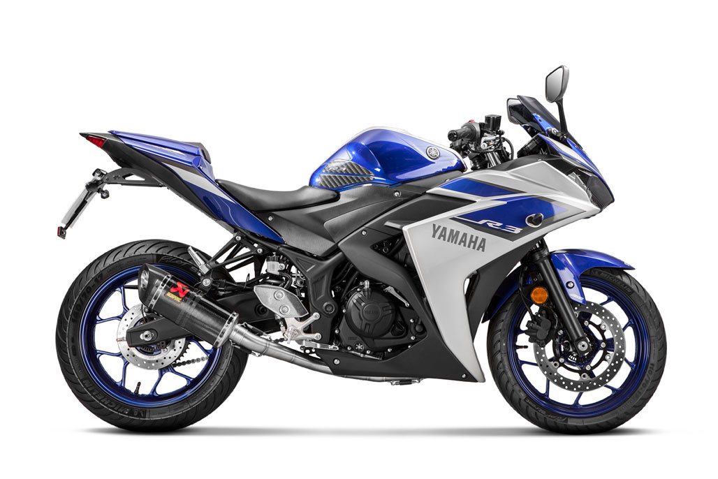Akrapovic Racing Exhaust Systems Yamaha R3 / MT-03 Titanium Carbon