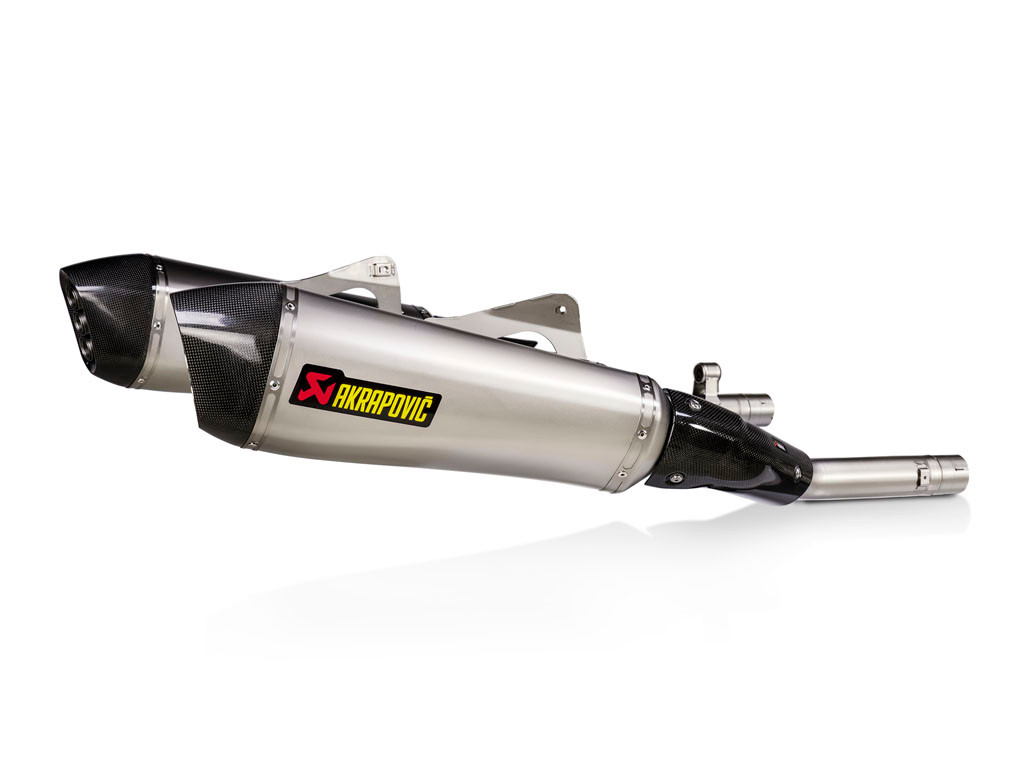 Akrapovic Slip-On Exhaust BMW K1600GT / K1600GTL Titanium Carbon