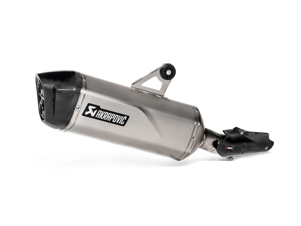 R1250GS純正オプション Akrapovic スリップオン チタン製 Akrapovic Slip-On Exhaust BMW R1250GS / Adventure Titanium S
