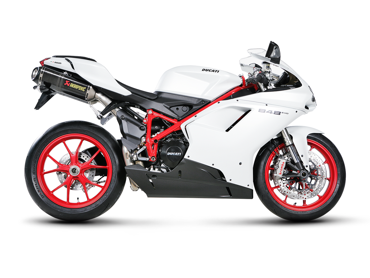 Akrapovic Slip-On Exhaust Ducati 848 / 1098 / 1198 Carbon Fiber S-D10SO3-ZC