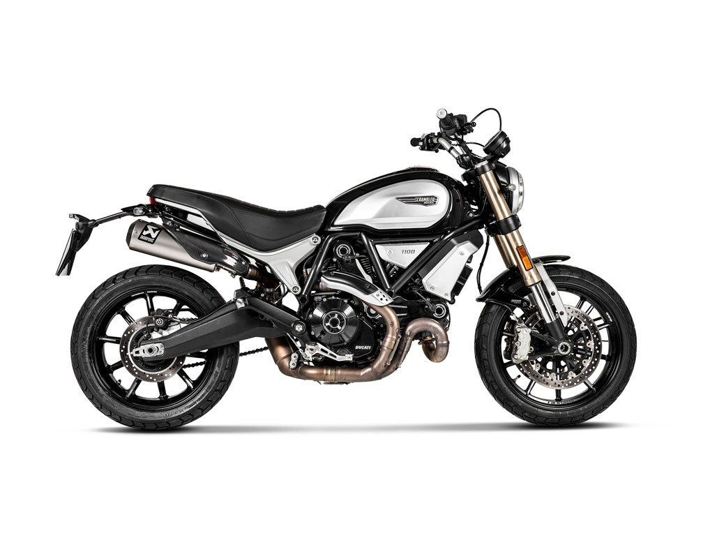 Akrapovic Slip-On Exhaust Ducati Scrambler 1100 Titanium S-D11SO4