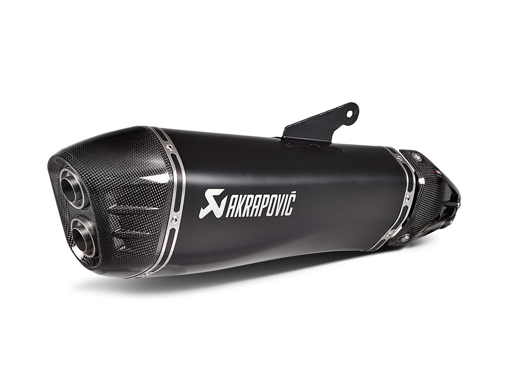 Akrapovic Slip-On Exhaust Kawasaki H2 SX Black Titanium Carbon
