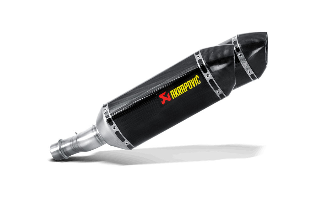 Ninja1000 akrapovicチタンマフラー(ガスケット付き) Akrapovic Slip-On Exhaust Kawasaki Ninja 1000 Carbon Fiber S