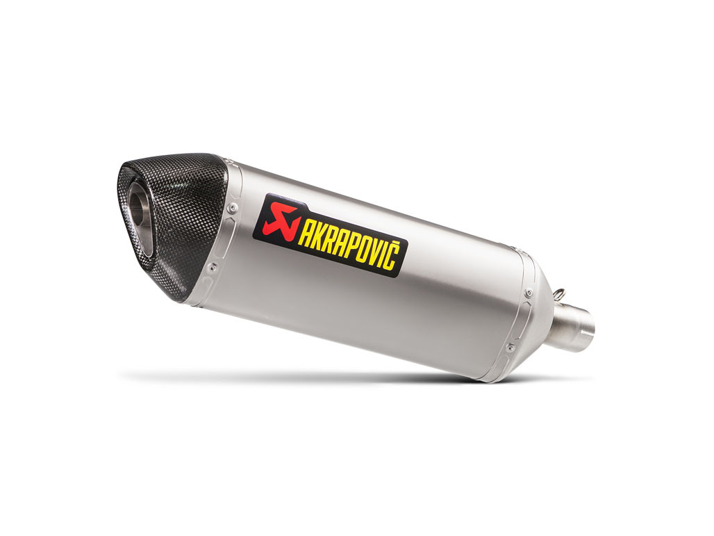 Akrapovic Slip-On Exhaust Kawasaki Versys 300 Titanium Carbon