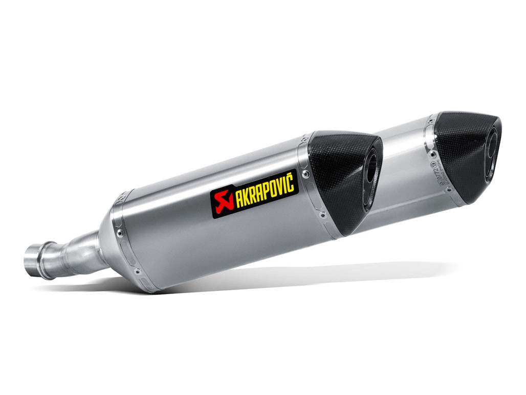 Akrapovic Slip-On Exhaust Kawasaki Z1000 Titanium Carbon Fiber S