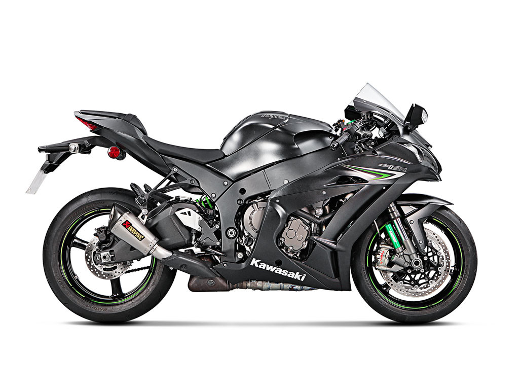 エアポッツプロ Akrapovic Slip-On Exhaust Kawasaki ZX10R Titanium Carbon Fiber S