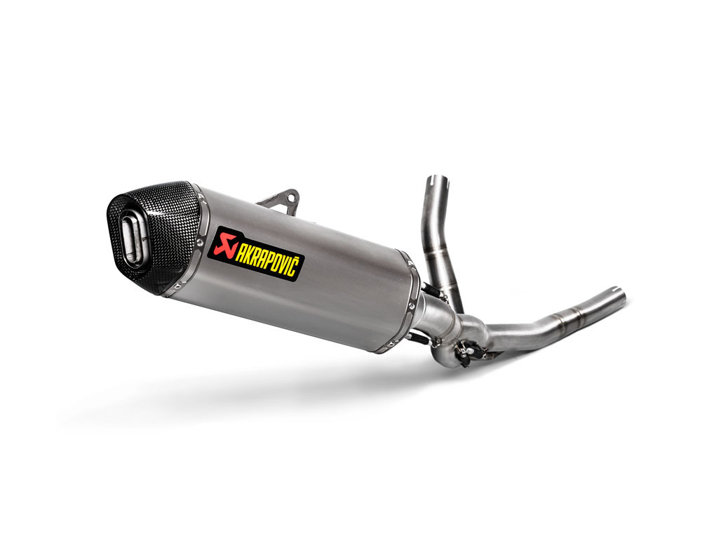 Akrapovic Slip-On Exhaust Suzuki V-Strom 650 Titanium Carbon Fiber