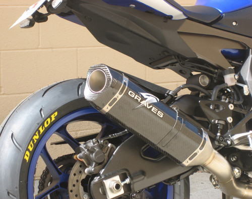 Graves Cat Elimination Exhaust System YZFR1/R1M EXY-15R1-CETC Graves Cat Elimination Exhaust System YZFR1/R1M EXY-15R1-CETC
