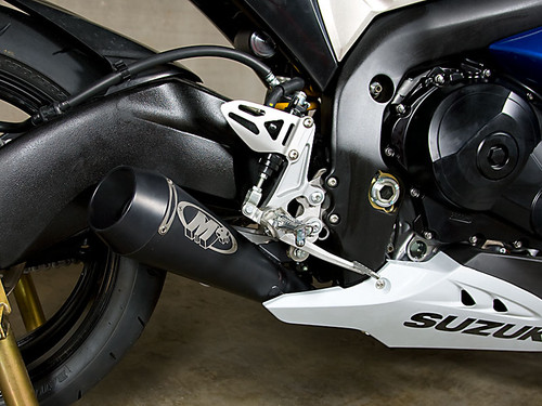 M4 Exhaust GP Slip-On Muffler For Kawasaki Ninja 650 2009-2011 - Black Finish