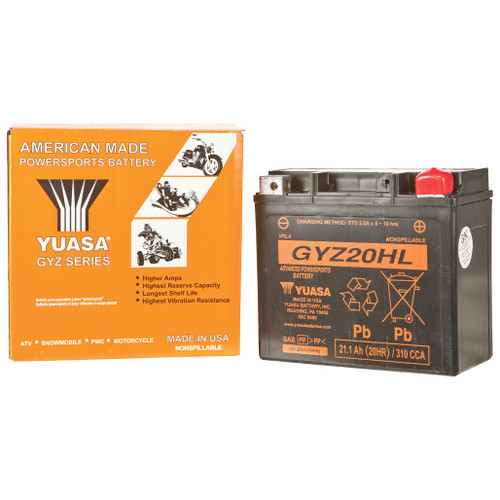Yuasa Battery YTZ8V Sealed Factory Activated