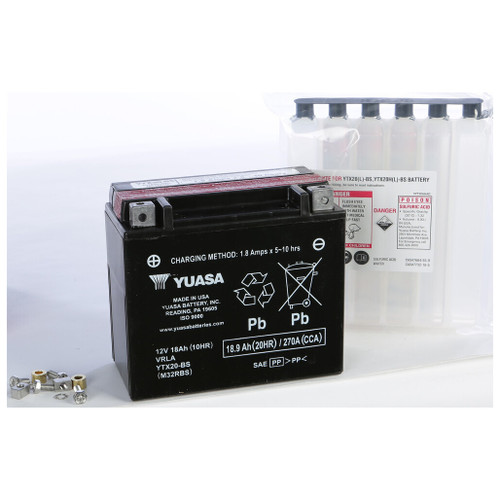 Yuasa Battery YTX20CH-BS Maintenance Free