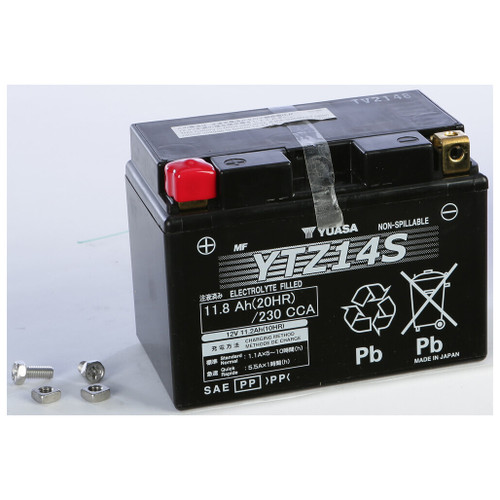 Yuasa Battery YTZ14S Sealed Factory Activated