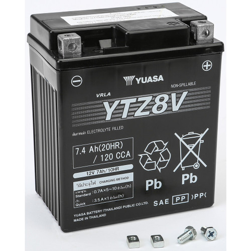 Yuasa Battery YTZ8V Sealed Factory Activated