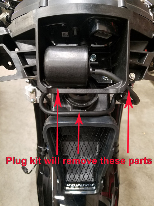 2016+ Kawasaki ZX-10R/RR Intake Air Flap Removal Kit 590-613