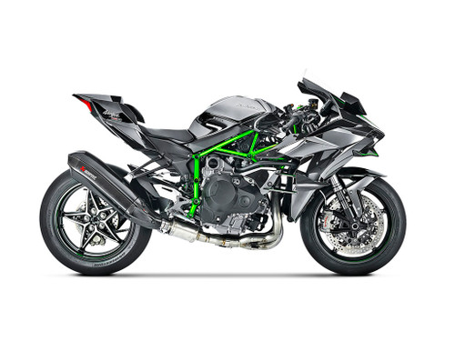 Akrapovic Evolution Exhaust System Kawasaki H2 / H2R Carbon Fiber