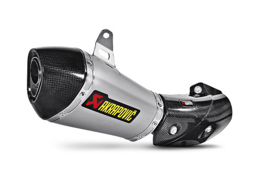 Akrapovic Homologated Slip-On Exhaust Kawasaki ZX10R Titanium Carbon Fiber S-K10SO7T-HASZ part image