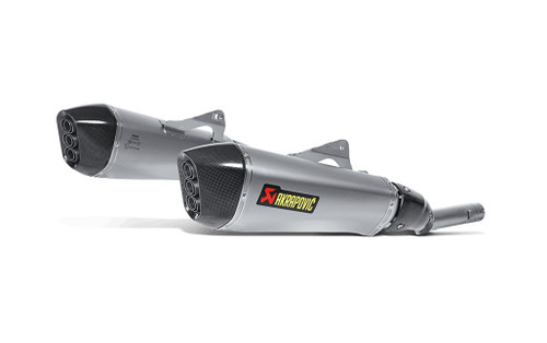 Akrapovic Slip-On Exhaust BMW K1600GT / K1600GTL Titanium Carbon