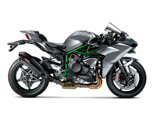 Akrapovic Evolution Exhaust System Kawasaki H2 / H2R Carbon Fiber