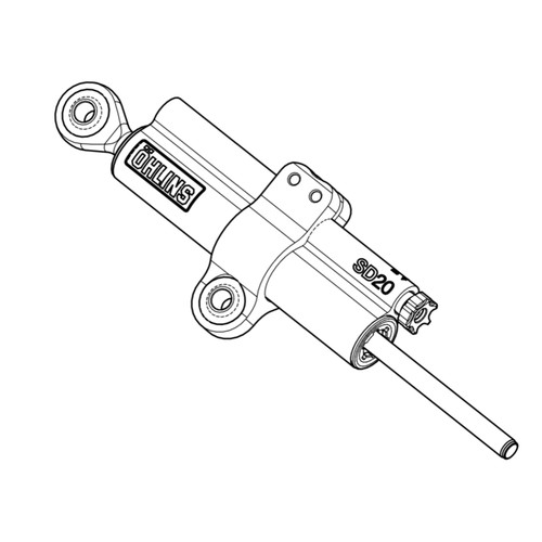 Öhlins Steering Damper SD20 70mm Ti Image 2