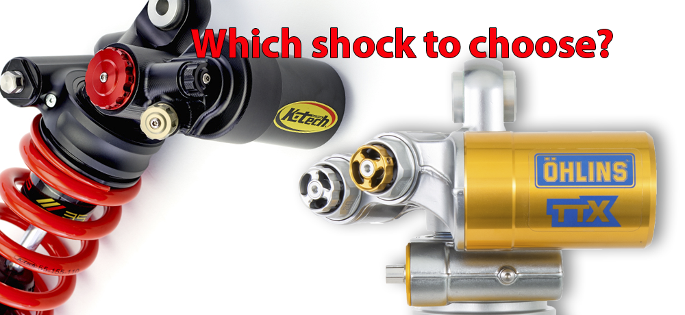 Major differences between Ohlins TTX GP and K-Tech DDS shocks