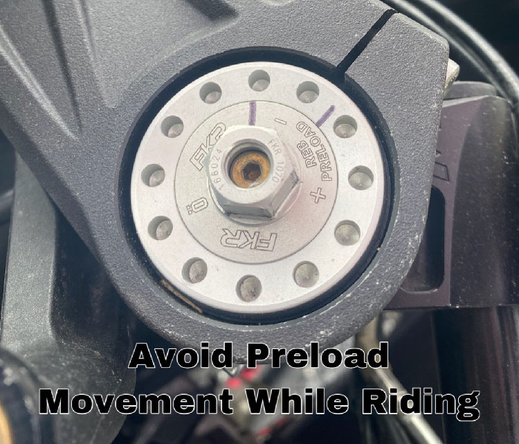 Fork Spring Preload Moves While On Track? MRP Motorsports