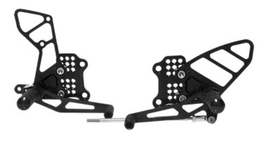 Vortex Rearset Adjustable Black -Yamaha YZF-R1 RS681K