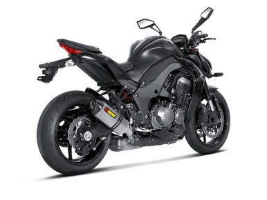 AKRAPOVICスリップオンラインEC/ECE Z1000/ABS 14-19 Akrapovic Slip-On Exhaust Kawasaki Z1000 Titanium Carbon Fiber S