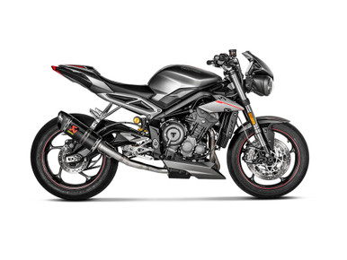 Akrapovic Slip-On Exhaust Triumph Street Triple 765 R / RS / S 