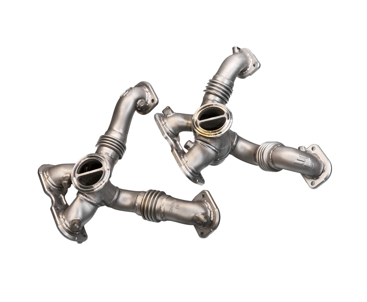 LEVEL Performance BMW M5 F90 S63 Engine Exhaust Manifold