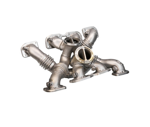 LEVEL Performance BMW M5 F90 S63 Engine Exhaust Manifold. The LEVEL Engineering exhaust manifold is designed for the BMW S63 engine family and is installed as a direct replacement for the stock manifold without additional modifications. LEVEL Performance BMW M5 F90 S63 Engine Exhaust Manifold. The LEVEL Engineering exhaust manifold is designed for the BMW S63 engine family and is installed as a direct replacement for the stock manifold without additional modifications.