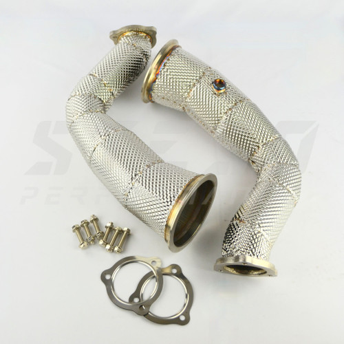 Lamborghini Urus Catless Downpipes with Heat Shields
