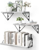 BAYKA Floating Shelves (White/Gray)