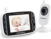 HelloBaby 3.2 Inch Video Baby Monitor with Night Vision & Temperature Sensor, Two Way Talkback System (Refurbished)