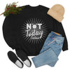 Not Today Satan Unisex Heavy Blend™ Crewneck Sweatshirt