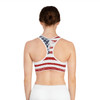 American Themed Sports Bra (AOP)