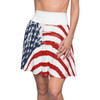 American Themed Women's Skater Skirt (AOP)